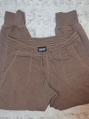 Patagonia Ahnya Fleece Joggers in Topsoil Brown XS